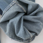 Multi-Pocket Cargo Denim Bermuda Shorts