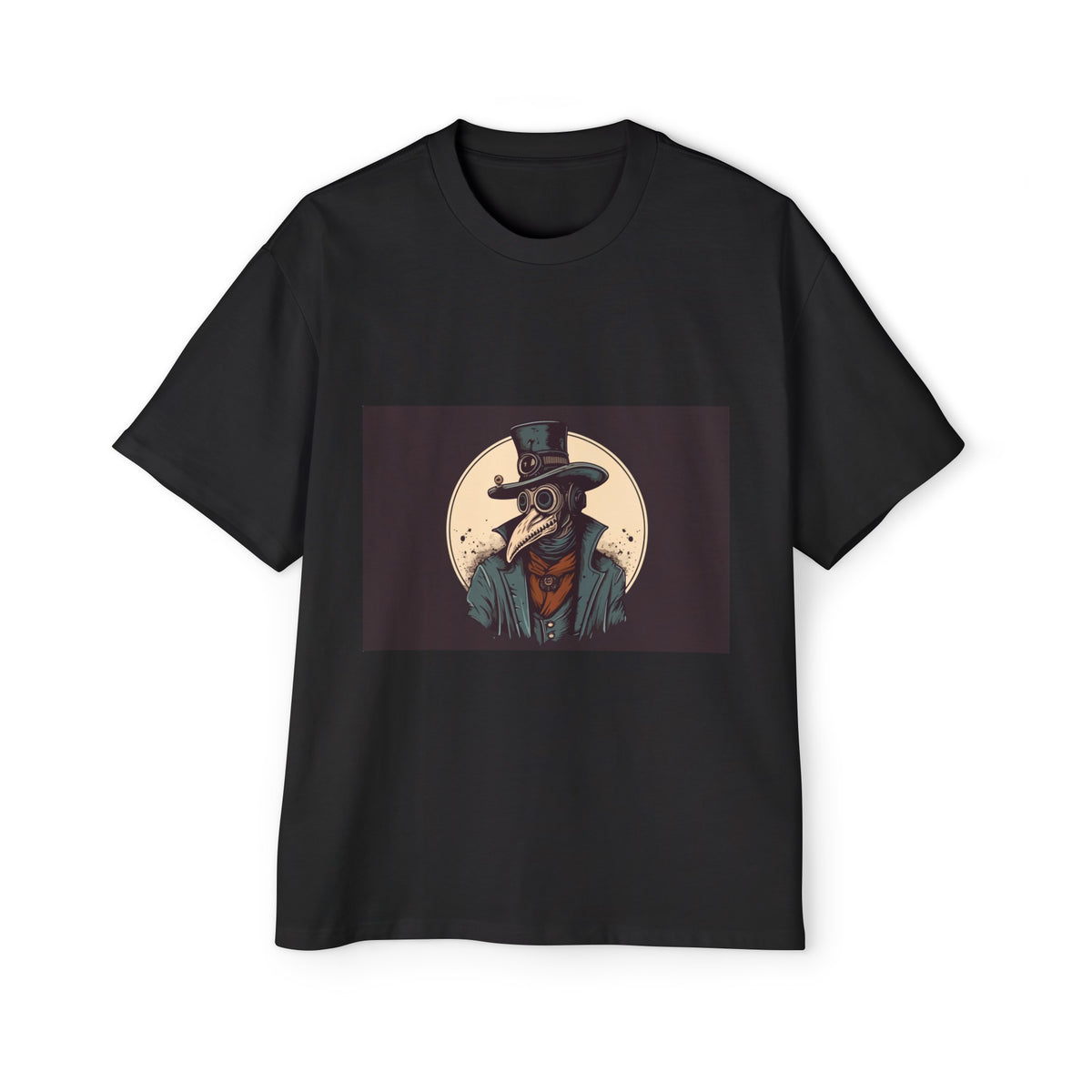 Steampunk Plague Doctor Vintage Graphic Tee-INNBLAC Fashion Apparel