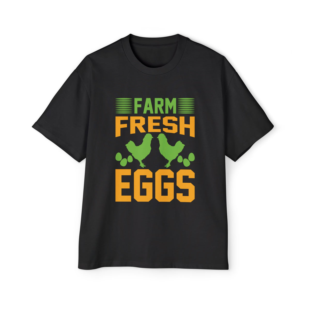 Farm Fresh Eggs Graphic Tee-INNBLAC Fashion Apparel