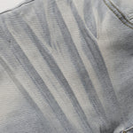 Light Blue Vintage Wash Flared Denim Jeans