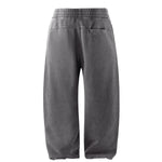 Vintage Wash Distressed Barrel Leg Pants