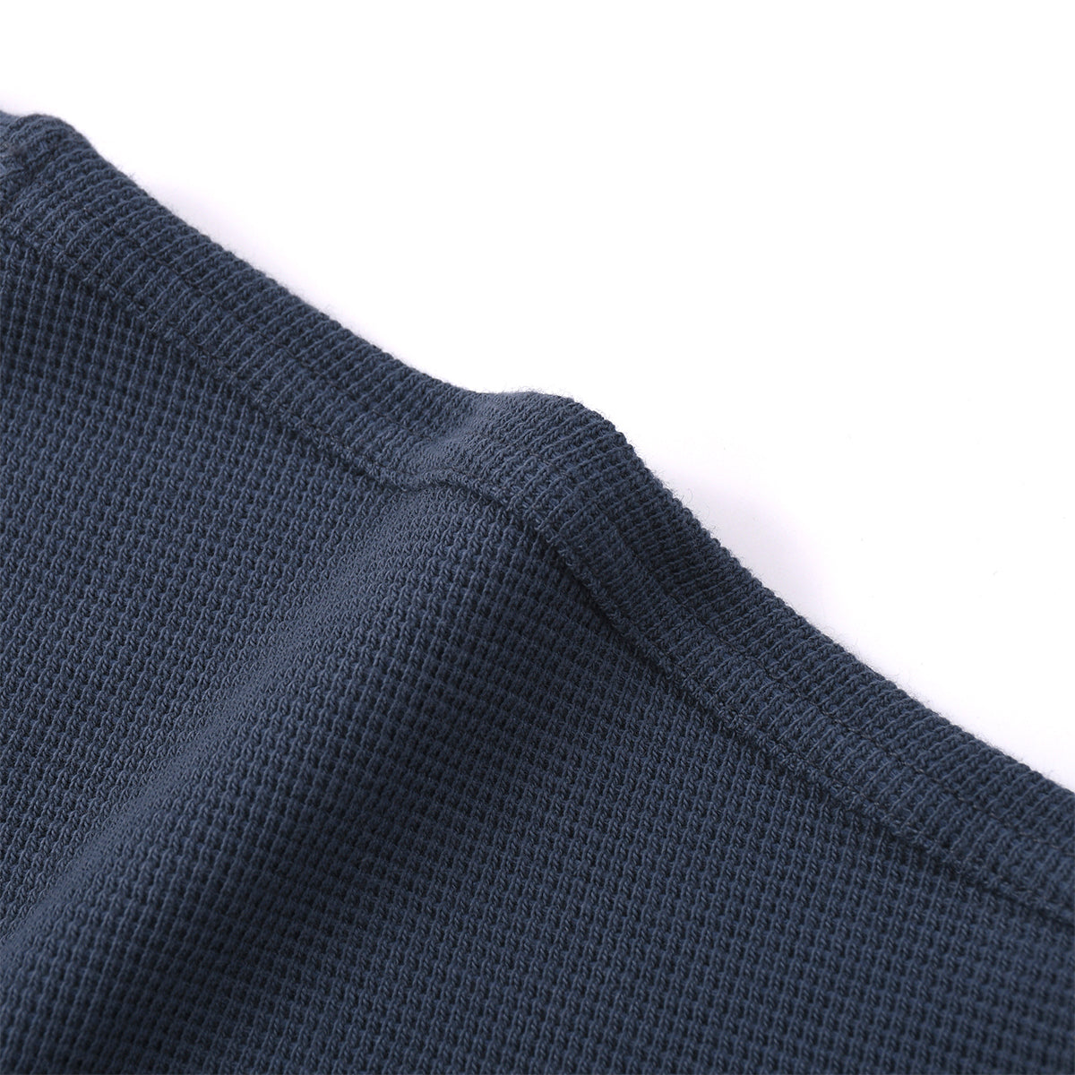 Heavyweight Waffle Split-Hem Texture T-Shirt