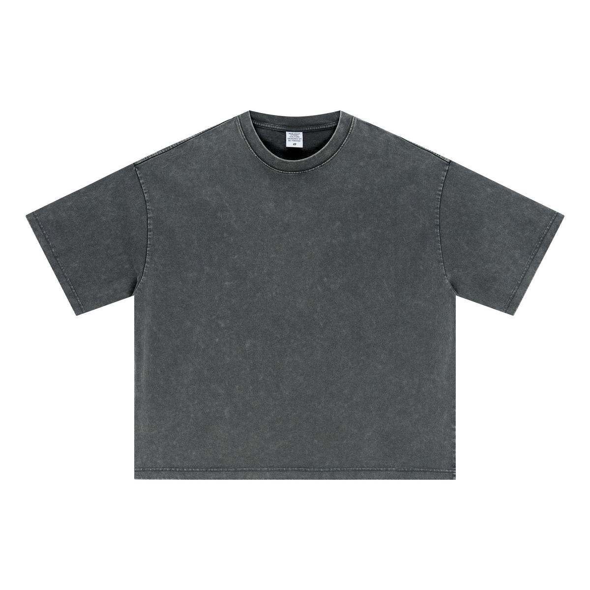 Oversized Vintage Wash Cotton Tee Shirt