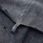 Distressed Oversized Raw Hem Tee