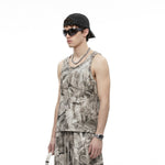 Forest Print Camo Nature Inspired Sleeveless Tank
