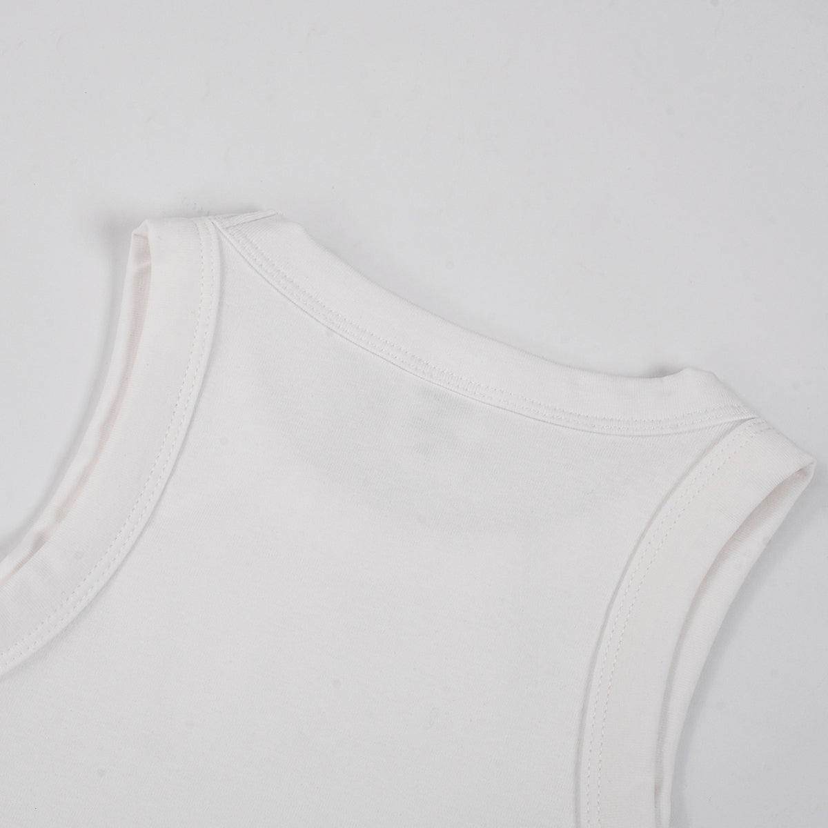 Camiseta sin mangas lavada de peso pesado de 9,45 oz