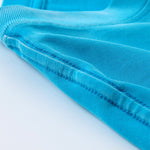 Boxy Raw Edge Washed Loose Short Sleeve Tee