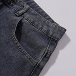 Leopard Star Patch Wide-Leg Denim Jeans