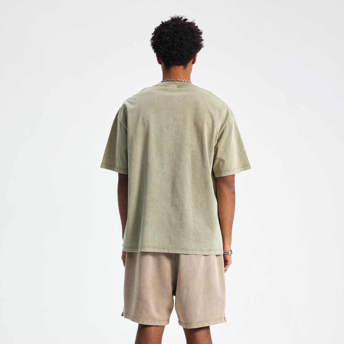 Vintage Washed Patchwork T Shirt 8oz