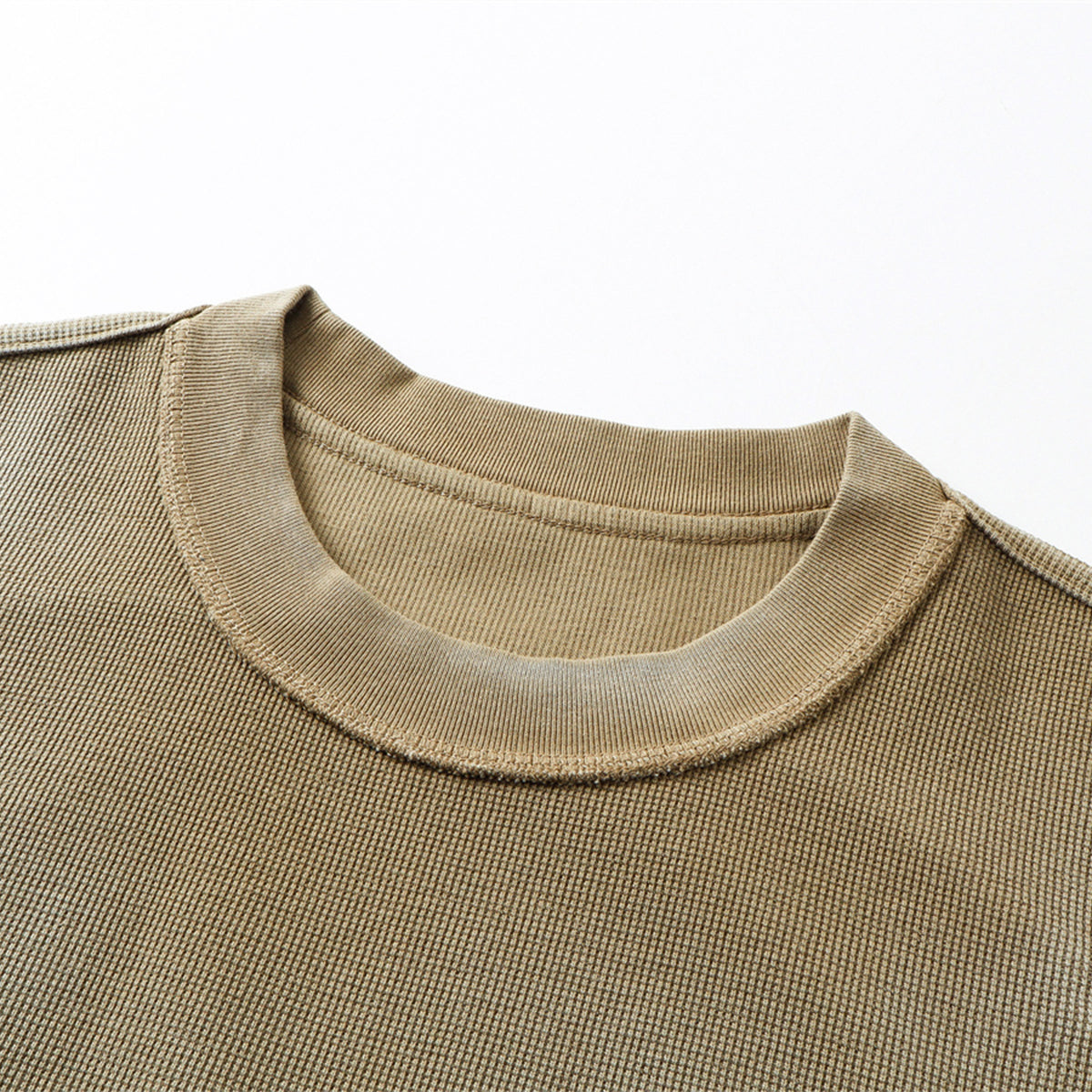 Chest Pocket Knit Sleeveless Relaxed Fit Muscle Tank