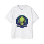 Alien With Headphones Graphic Tee-INNBLAC Fashion Apparel