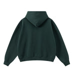 Soft Cotton Fleece Zip Up Hoodie Kangaroo Pockets