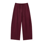 Minimalist Wide-Leg Elastic Waist Pants