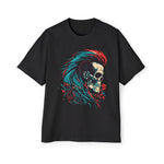 Skull Biker Graphic Tee-INNBLAC Fashion Apparel