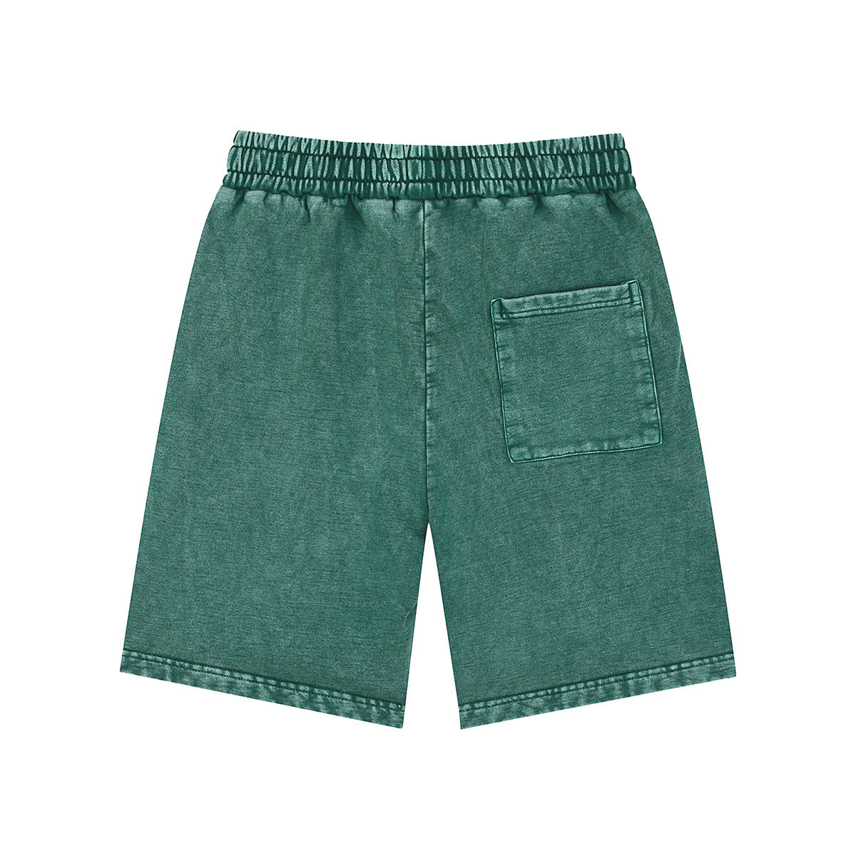 Men's Casual Washed Drawstring Sweat Shorts