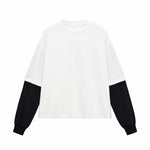 Boxy Fit Two-Layer Sleeve T-Shirt 280gsm