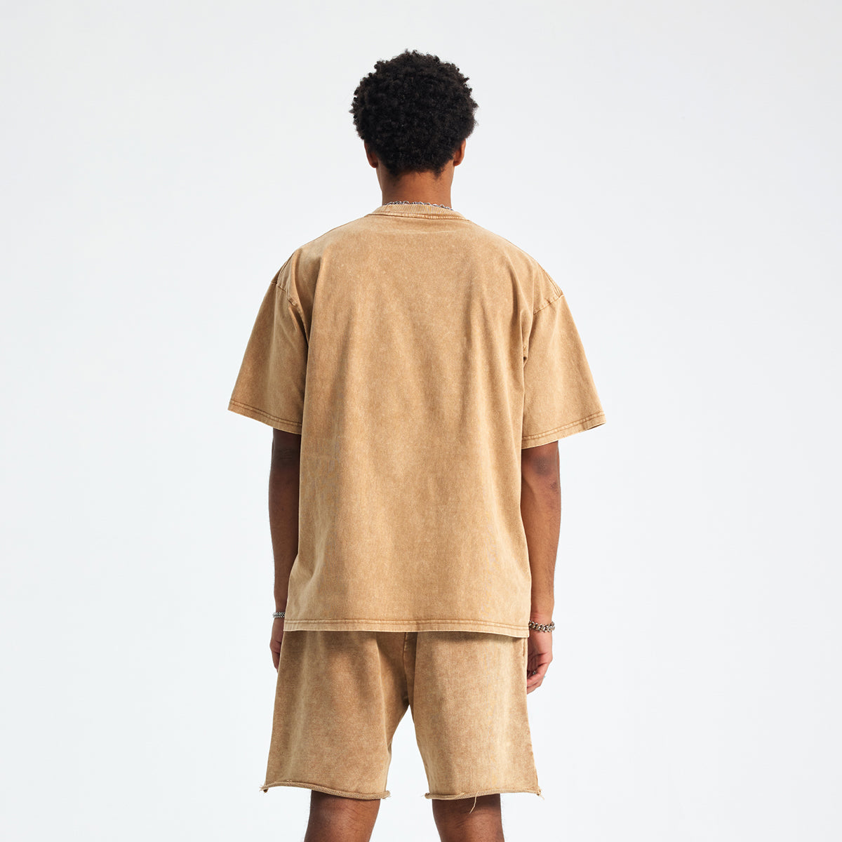 Washed Faded Baggy Cotton Tee 7.5oz