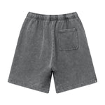 Washed Contrast Color Track Shorts