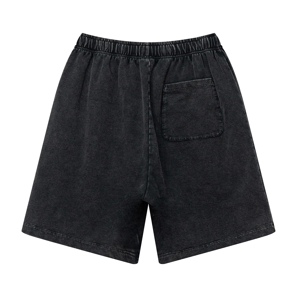 Washed Contrast Color Track Shorts