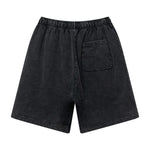 Washed Contrast Color Track Shorts