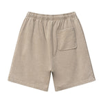 Washed Contrast Color Track Shorts