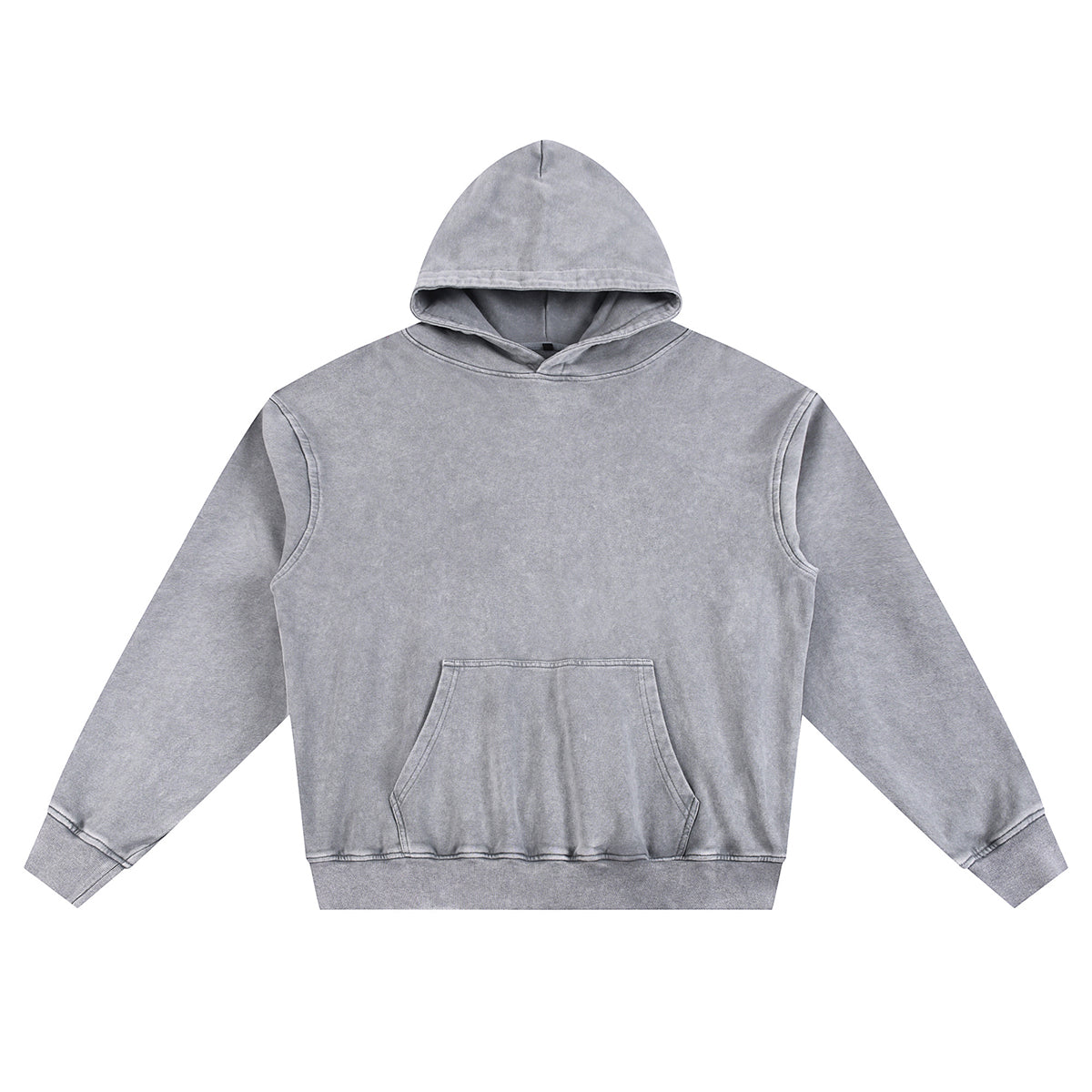 Heavyweight Washed Cotton Baggy Hoodie