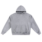 Heavyweight Washed Cotton Baggy Hoodie