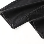 Vintage Wash Distressed Barrel Leg Pants