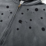 Sudadera holgada lavada y pintada