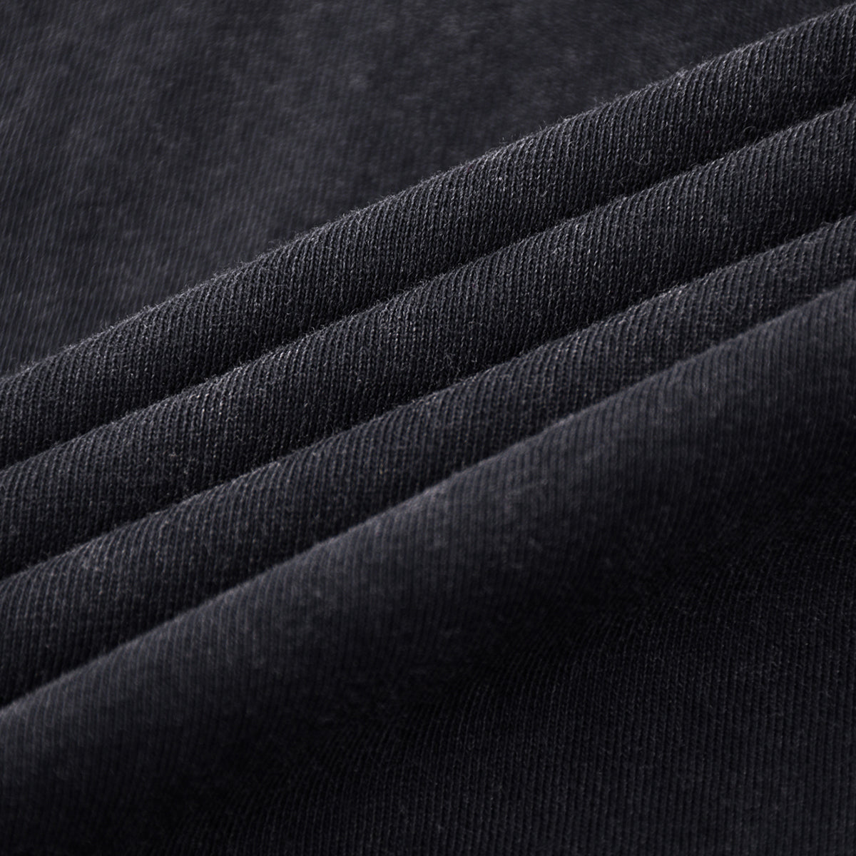 Camiseta sin mangas de algodón lavado negro de 8.25 oz