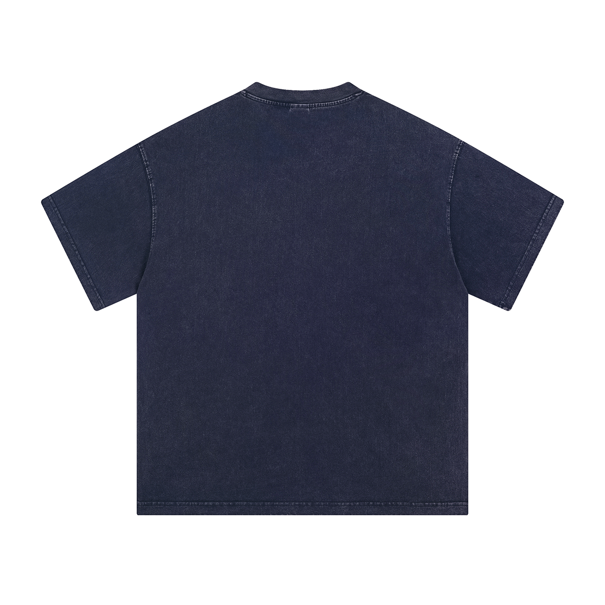 Camiseta Batik Vintage Lavada con Cuello en V de 7.5 oz