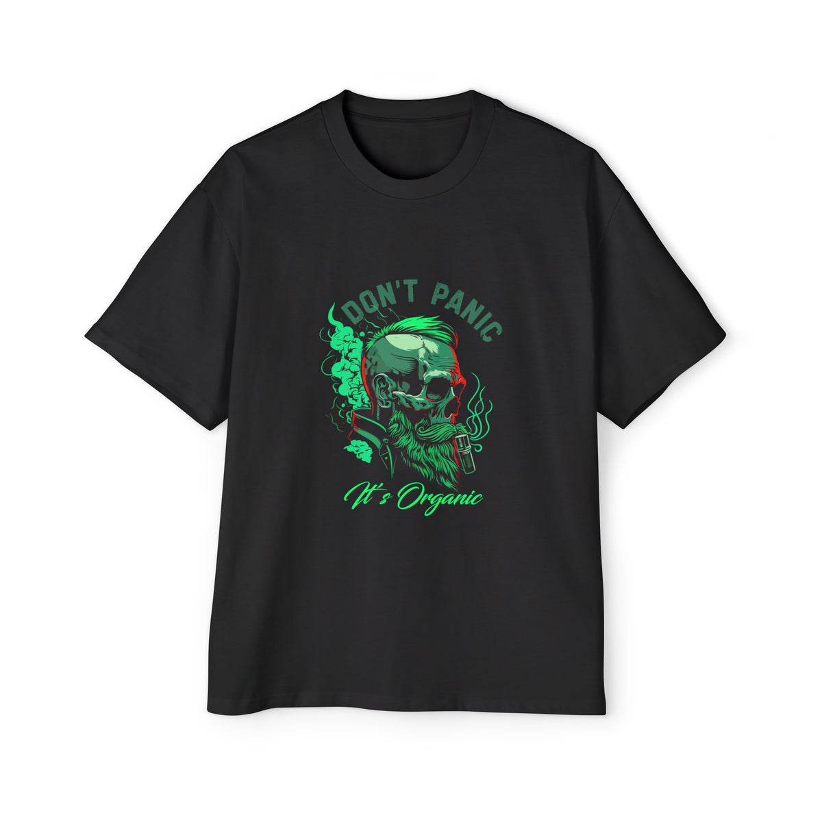 Skull Smoking Graphic Tee-INNBLAC Fashion Apparel