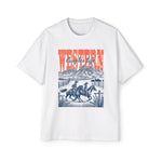 Cowboy Cowgirl Western Couples Graphic Tee-INNBLAC Fashion Apparel