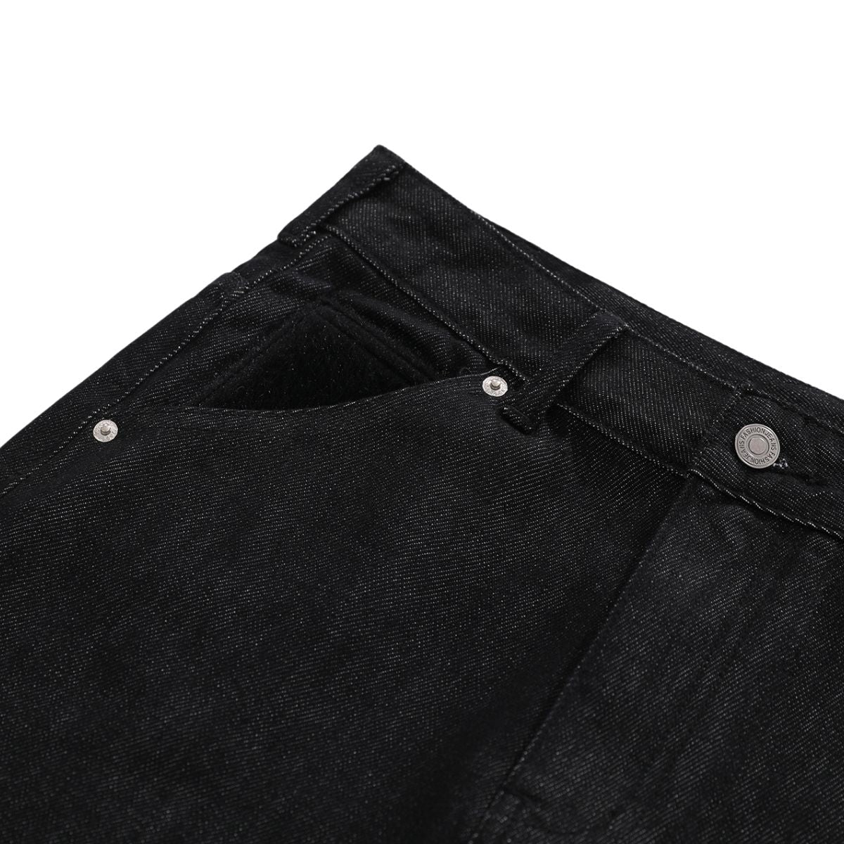 Street Deconstructed Embroidered Slim Flare Jeans