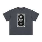 Mystery Skeleton Tarot Card Graphic Tee-INNBLAC Fashion Apparel