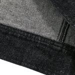 Street Hip-hop Distressed Patchwork Denim Jacket