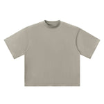 Mock Neck Oversized Vintage Tee