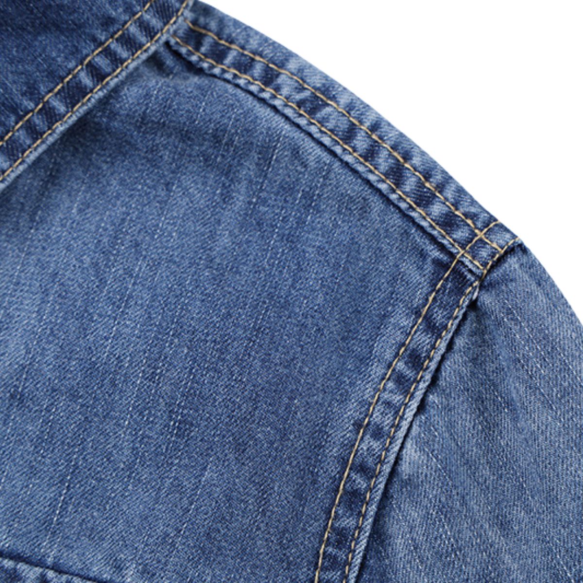 Vestido midi vaquero sin mangas con botones y aberturas en la parte delantera