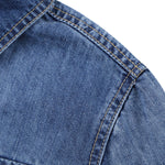 Vestido midi vaquero sin mangas con botones y aberturas en la parte delantera