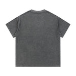 340G Vintage Wash Waffle Knit Relaxed Fit T-Shirt