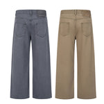 Retro Loose-Fit Straight-Leg Wide Leg Casual Pants