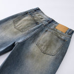 Muddy Washed Bootcut Jeans-INNBLAC Fashion Apparel