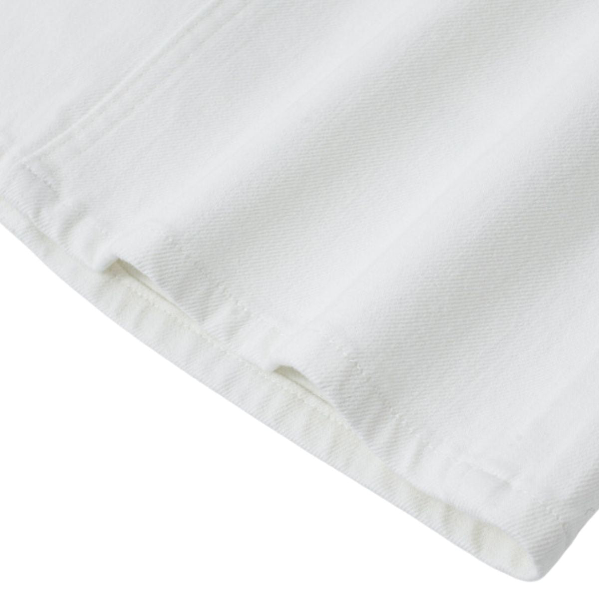 Women's White Denim Mini Skirt