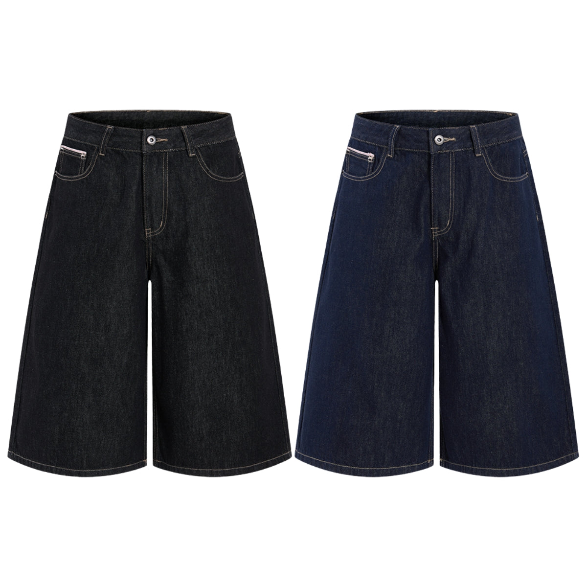 Bermudas con lavado vintage y salpicaduras de tinta