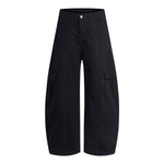 Vintage Multi-Pocket Curved Relaxed Pants