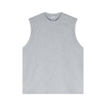 Panelled Back Seam Sleeveless T-Shirt