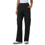Mid Rise Pockets Straight Leg Casual Cargo Jeans