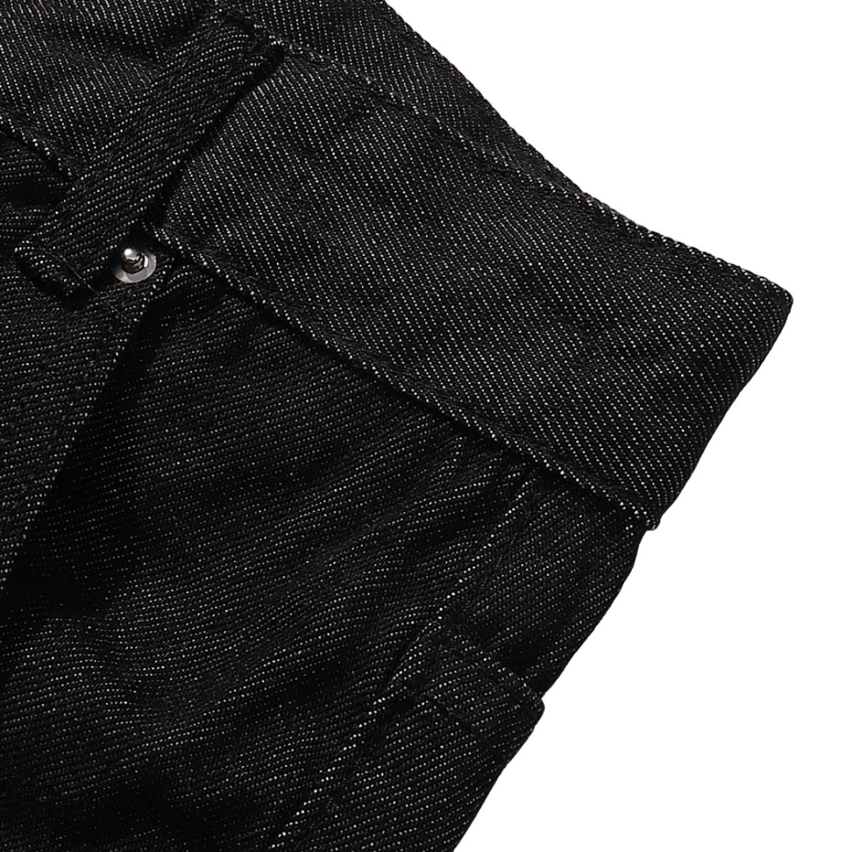 Minimalist Wide Leg Black Jeans