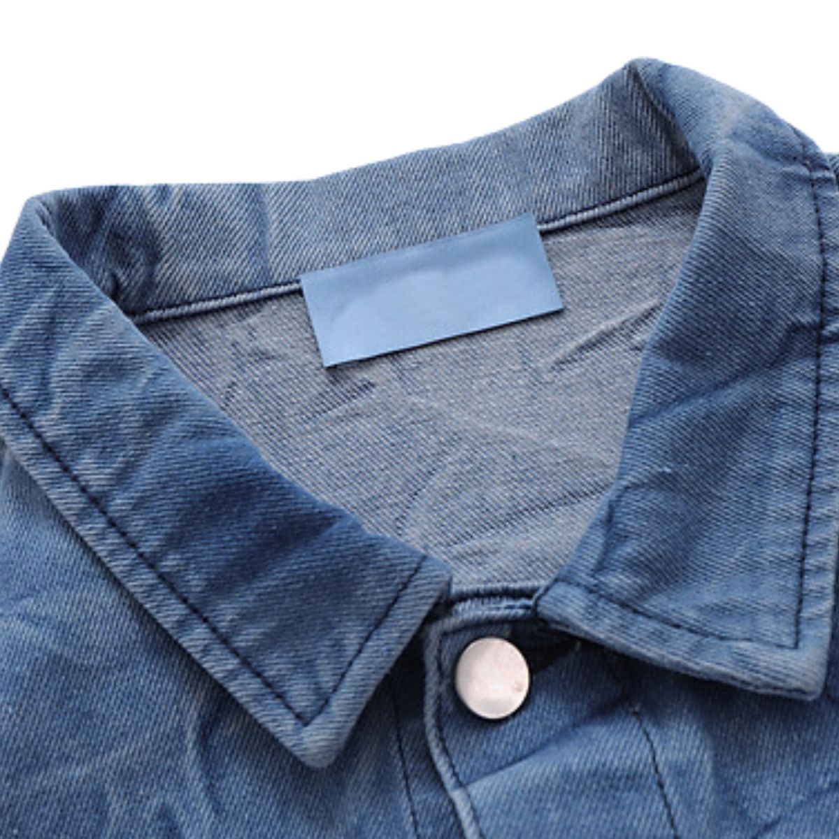 New Stylish Water Wave Denim Jacket