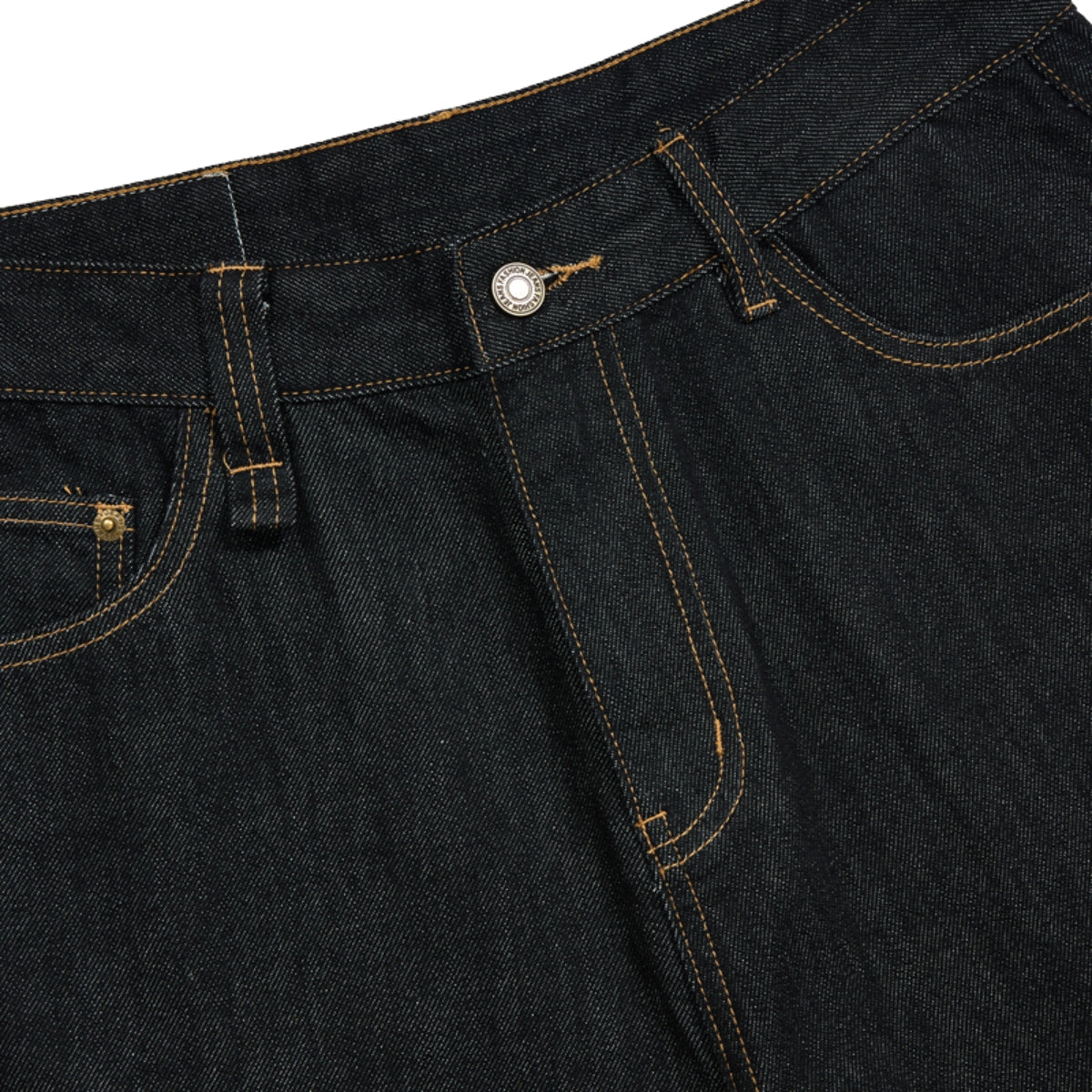 Bermudas con lavado vintage y salpicaduras de tinta